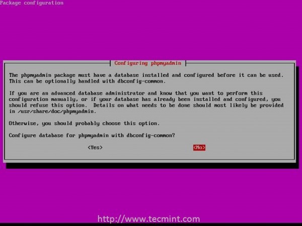 Configuring PhpMyAdmin