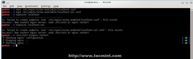 Restart Nginx and PHP-FPM