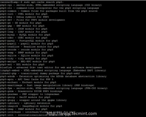 Search PHP Module