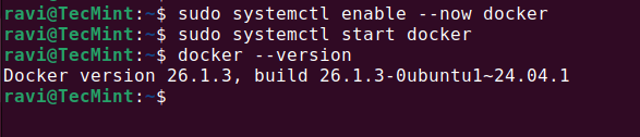 Check Docker Version