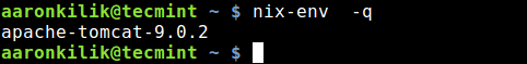 List Installed Packages