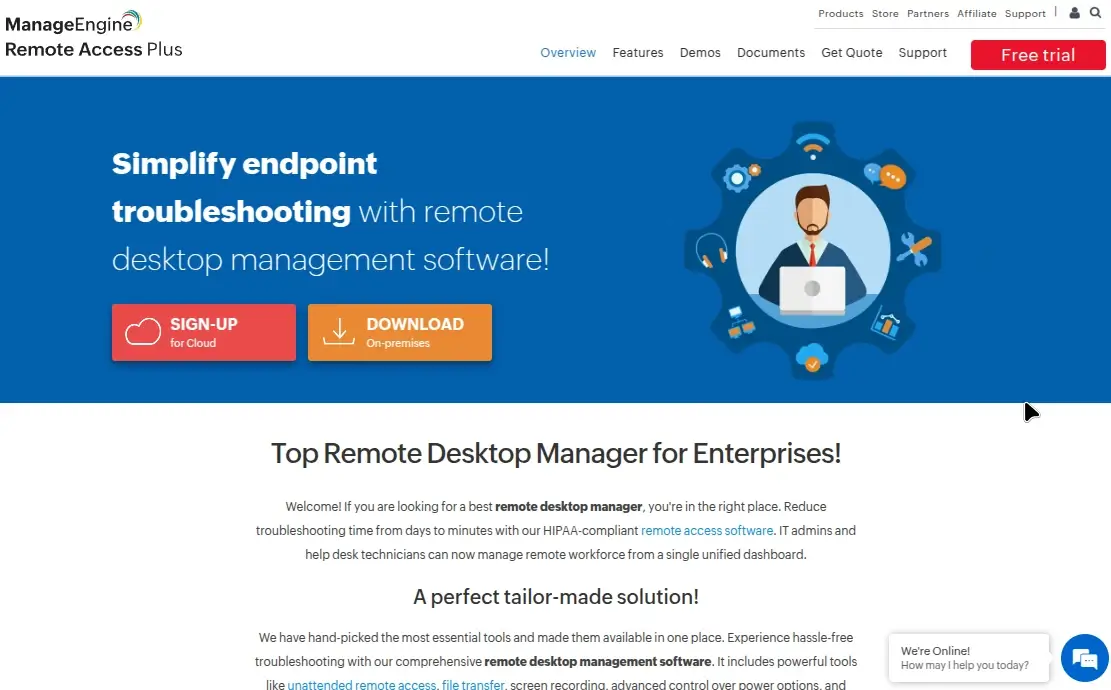 ManageEngine Remote Access Plus